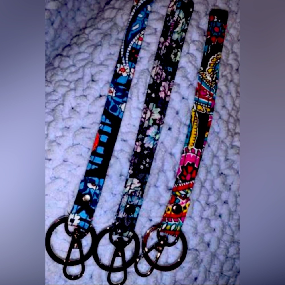 3 keychain lanyards